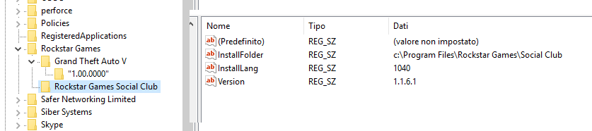 rockstar social club regedit