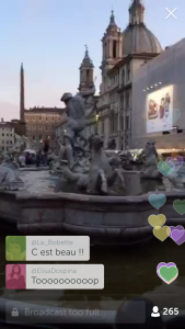 piazza navona fontana del bernini e di borromini (dietro)